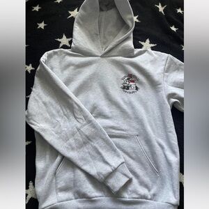 Gray Graphic Hoodie